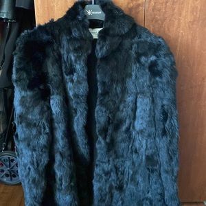Moving to AZ black rabbit fur coat